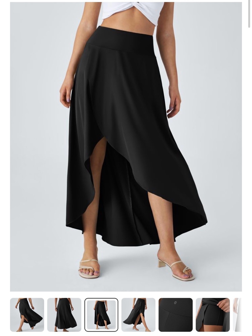 Halara Breezeful High Waisted Skirts - Black & Burgundy